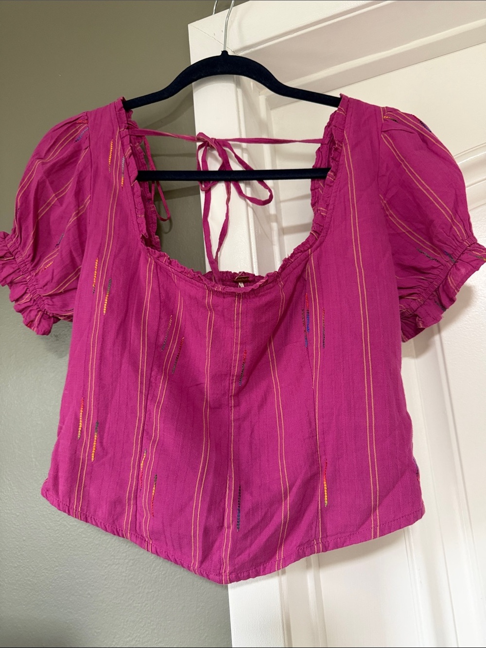 Free People Serotonin Corset Top in Raspberry sherbet - Picture 3 of 6